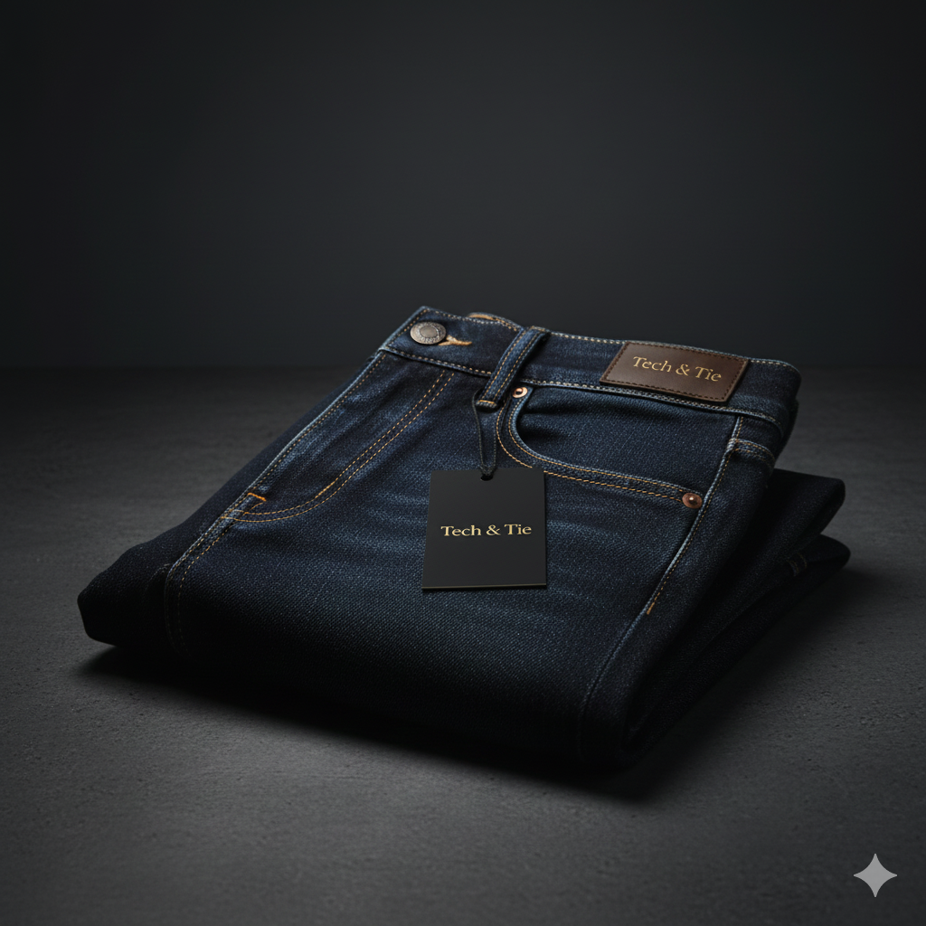 Premium Fit Blue Denim Jeans