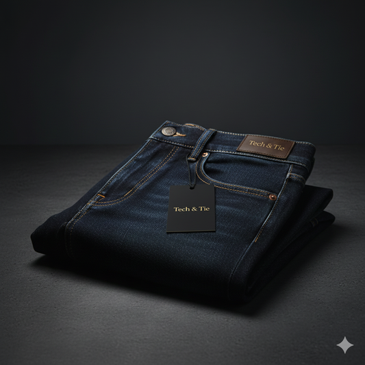 Premium Fit Blue Denim Jeans